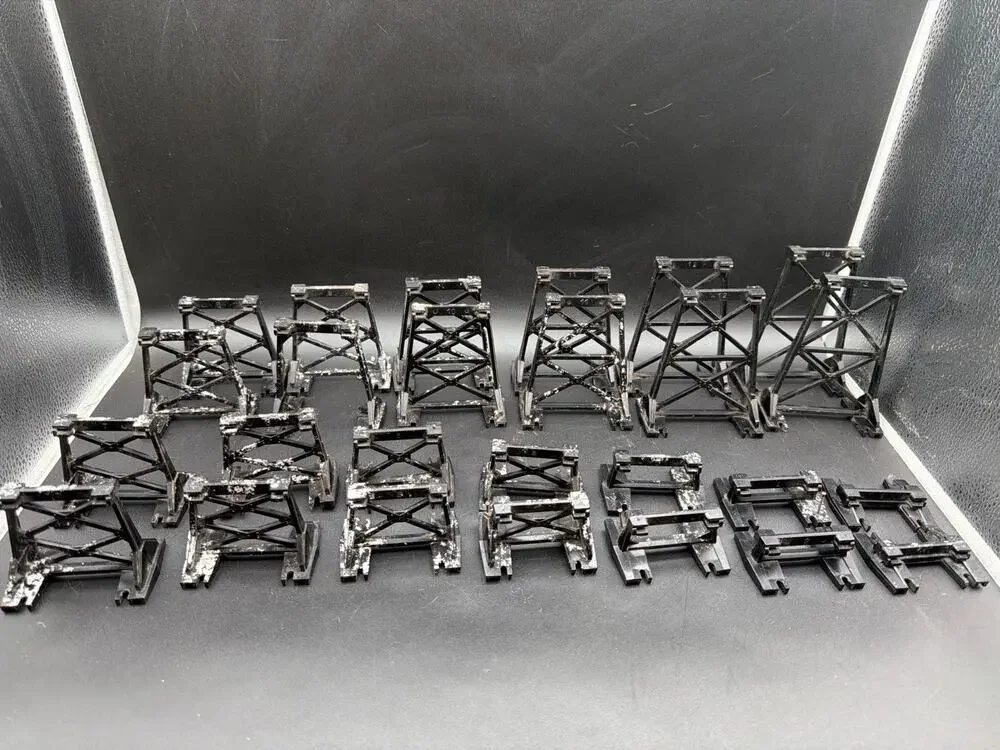 Vintage HO Scale Elevated Track Pier Set #1-13 Complete (2 Each) 26 Pieces